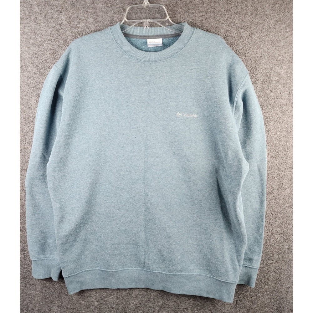 Columbia Sweatshirt Mens XL Crewneck Blue Heathered AM6769 EUC